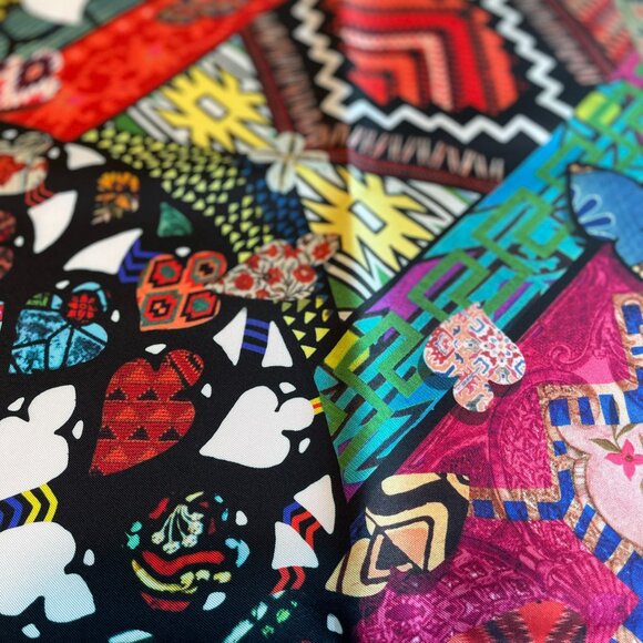 NWOT Christian Lacroix Silk Scarf - Picture 5 of 10